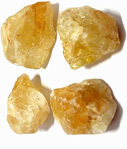 1 Lb Citrine Bulk Rough Raw Natural Crystal Stone for Cabbing, Tumbling, Lapidary, Polishing, Wire Wrapping, Wicca, Reiki Healing, Mediation, Chakra Balancing
