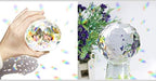 Clear Cut Crystal Sphere 50mm Faceted Gazing Ball Glass Ball Prisms Suncatcher Home Hotel Photography Décor