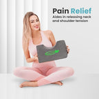 Lumia Wellness Cervical Wedge Pillow - Tension Muscle Relief & Relaxer, Contoured Support for Neck & Shoulder