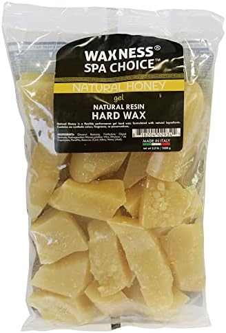 Waxness Spa Choice Natural Honey Gel Hard Wax Beads 2.2 lb / 1 kg
