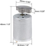 uxcell Vibration Motor Strong Power for Massager DC 6V 3000RPM Arch Vibrating Wheel 46x24.2mm