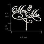 Mrs and Mrs Wedding Cake Topper Same Sex Wedding Cake Topper Lesbian Cake Decor