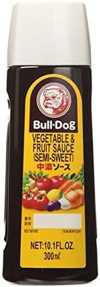 Bull-Dog Chuno Semi-Sweet Sauce 10.1 Fl. Oz. (3 Bottles)