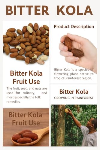 African Bitter Kola Nut, Garcina cola Nut 10 pieces