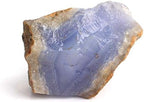 1Pc Natural Raw Blue Chalcedony Irregular Rough Crystal Stone Quartz Specimen Minerals Gift Decor