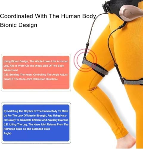 Bionic Body Power Walking Aids, Adjustable Mobility Walking Aids, Walking Saves 50% of Effort, Stroke Hemiplegia Walker, for The People with Limited Mobility