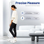 Medical Office Scale,Smart Physician Scale, Medical Scale for Weight and Height Measurement, Non-Contact Sonar Ranging All-in-One LCD Display for Measuring Weight, Height, Obesity, BMI and More