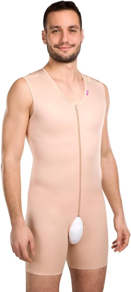 LIPOELASTIC MGmm Comfort Male Post Operative Sleeveless Body Suit