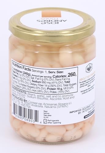 José Andrés Heirloom White Beans, 13.7 oz