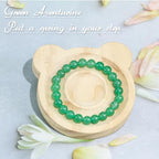 Clearain Natural Gemstones Bracelet 8mm Chakra Round Beads Energy Power Crystal Reiki Healing Elastic Stretch 7 Inch for Women Men Unisex