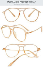 Trendy Reading Glasses Men Women Readers Anti Blue Light Blocking Computer Eyeglasses Large Frame