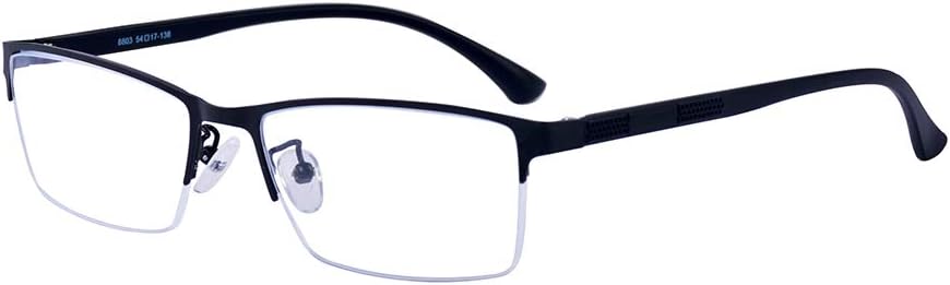 ALWAYSUV Myopia Glasses Black TR90 Frame Shortsighted Distance Eyeglasses For Men Women -1.5 Please kindly note these are not reading glasses