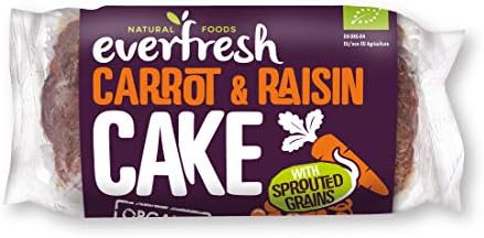 Everfresh Organic Sprouted Carrot & Raisin Cake, 350 GR