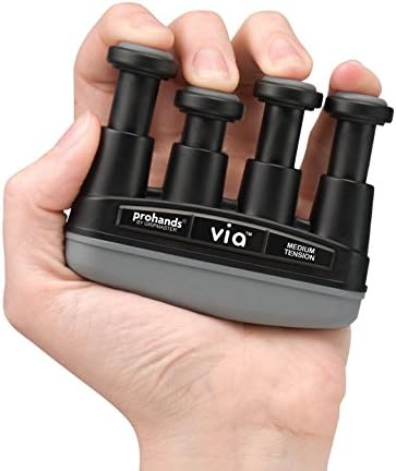 Prohands VIA Hand Exerciser, Finger Exerciser (Hand Grip Strengthener), Spring-Loaded, Finger-Piston System, Isolate and Exercise Each Finger