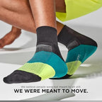 Feetures Elite Ultra Light Cushion Quarter - Sport Sock with Targeted Compression - New Black, S (1 Pair)