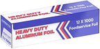 Aluminum Foil (12"x1000 ft.) - Heavy Duty Aluminum Foil Wrap for Food, BBQ, Grilling and Roasting - Tin Foil Perfect for Multipurpose Kitchen (1 Box)