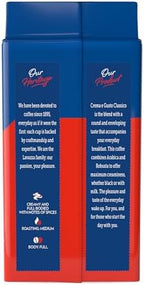 Lavazza 2 Pack Crema E Gusto Ground Coffee 8.8oz/250g Each