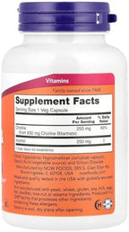 Now Foods Choline & Inositol 500 Mg - 100 Caps