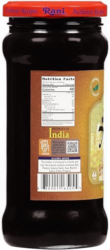 Rani Tamarind Paste Puree (Imli) 16oz (1lb) 454g Glass Jar, No added sugar ~ All Natural | Vegan | Gluten Free | No Colors | NON-GMO | Kosher | Indian Origin