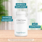 Supersmart H. Pylori Formula 20 Billion CFU per Day - Natural Probiotic Lactobacillus Reuteri DSM 17648 Supplement | Non-GMO & Gluten Free - 60 Vegetarian Capsules