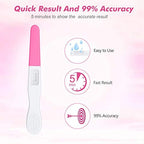 MomMed Midstream Pregnancy Test - Home Pregnancy Test – Early Detection Test, Incredibly Accurate – Super Fast Results – HCG Testing Kit - 6 Pack