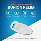 NatraCure Gel Pinky Toe Bunion Guard - Pain Relief for Friction and Pressure - Bunionette Corrector for Women & Men - Pinky Toe Protector & Gel Cushion Treatment
