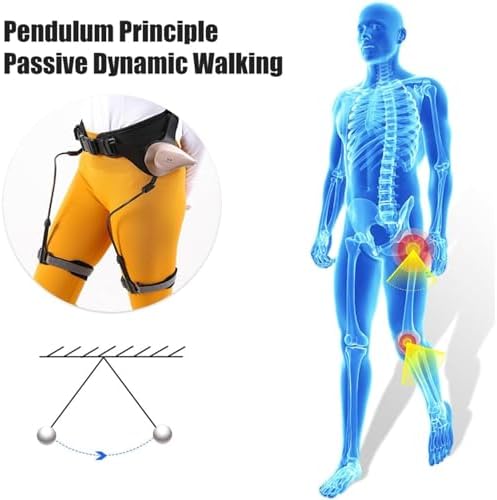 Bionic Power Body Walking Aids Exoskeleton Ergonomic Power Walking Aid 50% Effort Reduction Lower Limbs Assisted Rehabilitation Training Equipment People with Limited Mobility