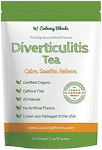Calming Blends Diverticulitis Tea and Diet Booklet | Includes Original Calming Blends Tea 1 Pack