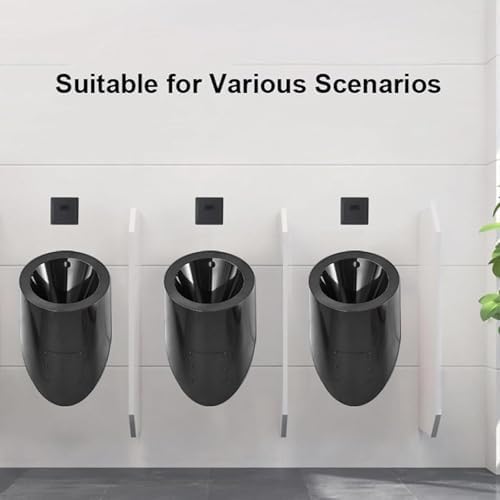 Smart Sensor Urinal, Wall-Mounted 304 Stainless Steel Urinal for Commercial & Home Use, Anti-Splash, Anti-Odor, High-Efficiency Flushing (Gold Urinal)