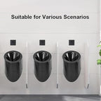 Smart Sensor Urinal, Wall-Mounted 304 Stainless Steel Urinal for Commercial & Home Use, Anti-Splash, Anti-Odor, High-Efficiency Flushing (Gold Urinal)