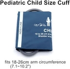 Universal NIBP PU Cuff for Pediatric Child 18-26cm, Single Tube Reusable Replacement Blood Pressure Cuff, No BP Connector