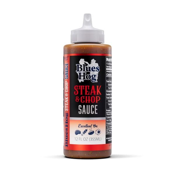 Blues Hog Barbecue Sauce Squeeze Bottle, Pack of (2) (12 oz, Steak & chop)