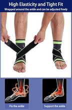 Ankle Braces for Men & Women, 2 pcs Ankle Compression Sleeve Plantar Fasciitis Brace Plantar Fasciitis Relief, Arch Support Socks Ankle Sleeve Ankle Brace for Sprained Ankle (Black, Medium)