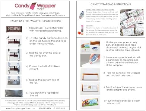 Happy Father's Day Marquee Personalized Candy Bar Wrapper - Set of 36
