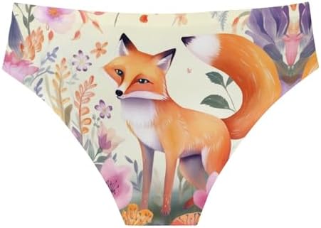 Amzbeauty Women's Cool Animal Underwear,Low Waist Stretch Briefs Soft Underpants Breathable Ladies Panties Size S,M,L,XL