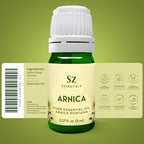 Arnica Essential Oil (Arnica Montana) – Therapeutic Grade, 100% Pure & Undiluted with Fresh Herbal Aroma for Soothing Relief, Aromatherapy, Muscle Recovery & Skin Care - Vegan 0.17 oz