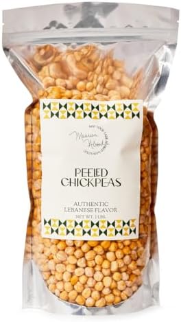 Skinless Chickpeas (Chick Peas), 2 lb Bulk Dried Garbanzo Beans, Source of Plant Based Protein and Fiber