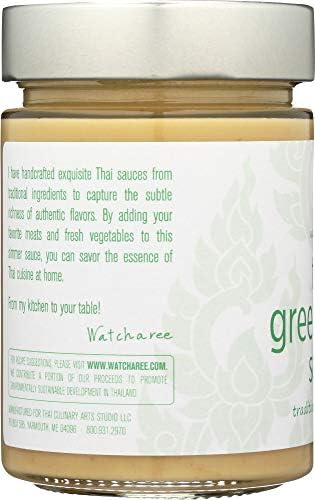 Watcharee's Thai Curry Sauce, Green, 11.5 Fluid Ounce