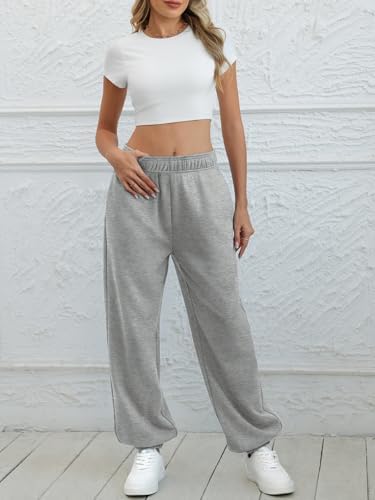 ATHMILE Sweatpants Women Baggy Lounge Pants Workout Gym Active High Waisted Comfy Joggers for Women Fall Clothes 2026