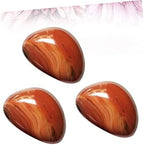 Natural Sard Agate Pebble Banded Agate Stone for Crafts Healing Stone Sardonyx Tumbled Big Size 5-7cm