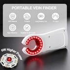 Rechargeable Vein Finder, Vein Finder for iv Access for Universal Skin Compatibility, Suitable for Nurses,Clinics & Home Use Vein Locator Device-White