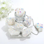 YATOJUZI Angel Aura Crystal Cluster Raw Rocks Quartz Stones Healing Crystals and Titanium Coated Mineral Geode Reiki Gemstones Druzy for Energy Protection 1PCS