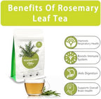 Samcci - Rosemary Tea, 40 Teabags, 1.5g/bag - Pure Dried Rosemary Leaves Tea Bags- Cultivated From Egypt - Non-GMO - Caffeine-free - Support Respiratory Health & Support Hair Growth