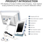 7-Inch HD Hair & Skin Analyzer - 50x & 200x Magnification Scalp & Facial Detector, Professional Optical Magnifier for Hair Follicle & Skin Health Evaluation