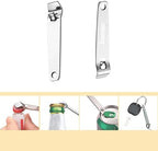 Mini Bottle Opener Botox Vials Opener Phial Cap Remover Oral Liquid Cap Lifter Clinic Hospital Medicine Bottle Opener Soad Beer Canned Beverages Opener Simple Small Strong (2 PCS)