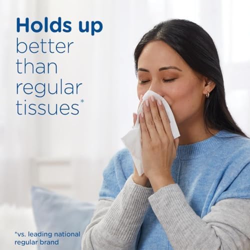 Puffs Plus Lotion Facial Tissues, 10 Cubes, 56 Tissues per Box, Allergies and Colds