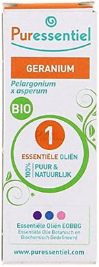 Puressentiel Geranium Essential Oil, Aromatherapy Relief, Calming - 100% Pure, Organic & Natural - Therapeutic Grade, Premium & Certified Quality - Made in France – 0.17 fl oz