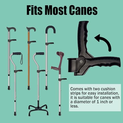 Cane Handle for Standing Aids Seniors Stand Assist Walking Upright Crutches Accessories Mobility Aids & Equipment Balance Support Walking Sticks to Get up for Men Women Elderly