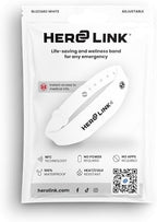 Hero Link® Medical ID Bracelet & Wellness Wristband – Adjustable Silicone, Waterproof, Heat-Resistant, Smart Band with NFC Tag for Instant Emergency Info Access