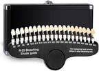 Dental Shade Guide Professional 3D R-20 Tooth Whitening Shade Chart with 20 Colors Teeth Shade Guide with Mirror